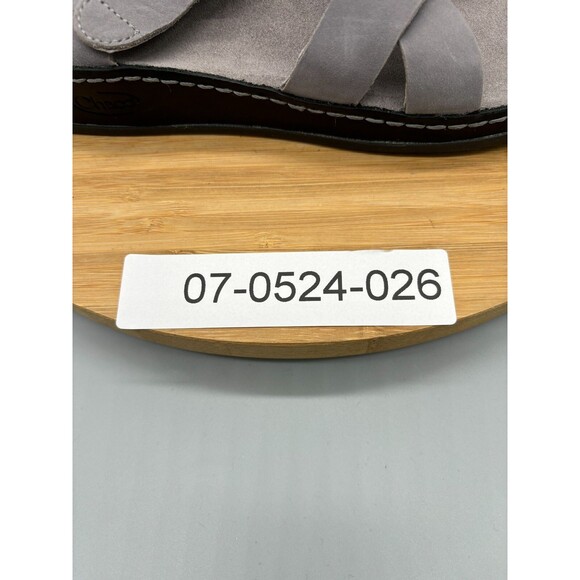 Chaco Wayfarer Sandals Womens Size 8 Gray Leather Loop Buckle Strap On Casual - Picture 10 of 10